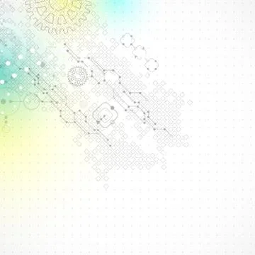 Abstract technology business background イラスト素材