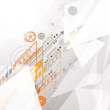 Abstract technology business background. Stock Illustration