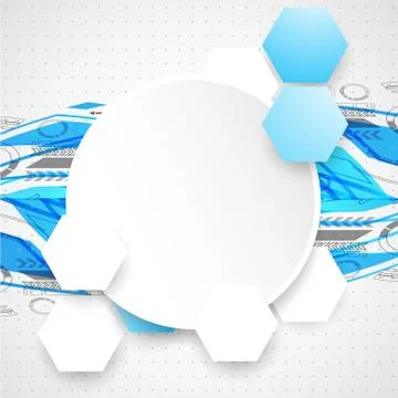 Abstract technology business background Stock Illustration