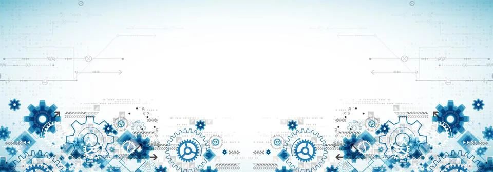 Abstract technology business background Stock Illustration