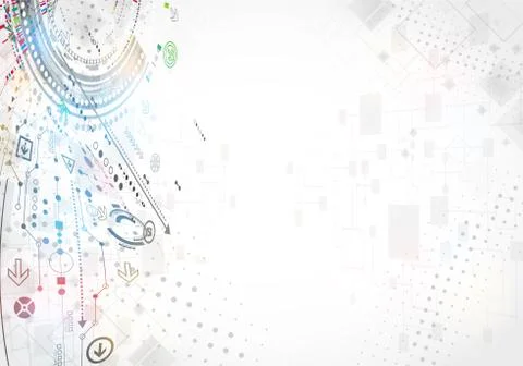 Abstract technology business background. Vector Stock Illustration