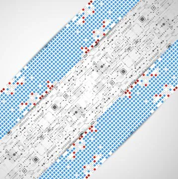 Abstract technology business template background. Stockillustratie