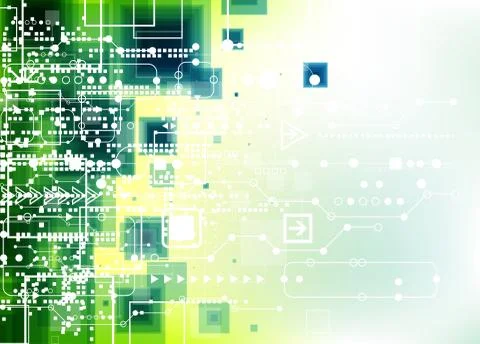 Abstract technology business template background. Stock Illustration