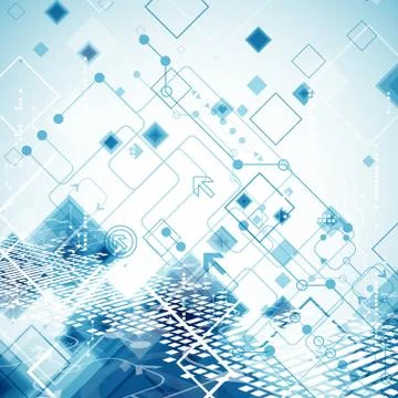 Abstract technology business template background. 스톡 일러스트