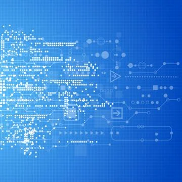 Abstract technology business template background. 스톡 일러스트