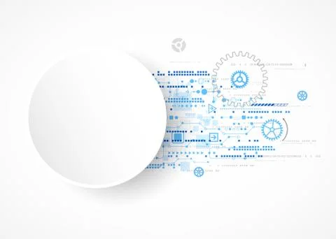 Abstract technology business template background. 스톡 일러스트