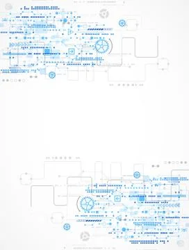 Abstract technology business template background. 스톡 일러스트