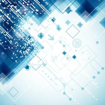Abstract technology business template background. 스톡 일러스트