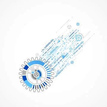 Abstract technology business template background. 스톡 일러스트
