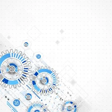 Abstract technology business template background. 스톡 일러스트