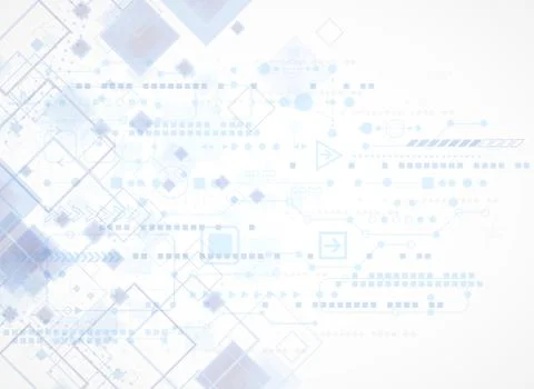 Abstract technology business template background. Illustrazione stock