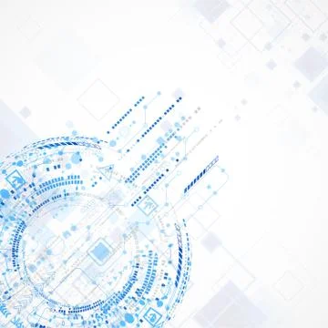 Abstract technology business template background. 스톡 일러스트
