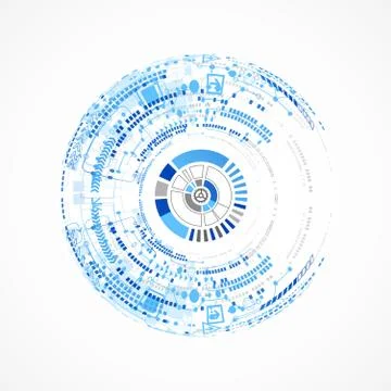 Abstract technology business template background. 스톡 일러스트