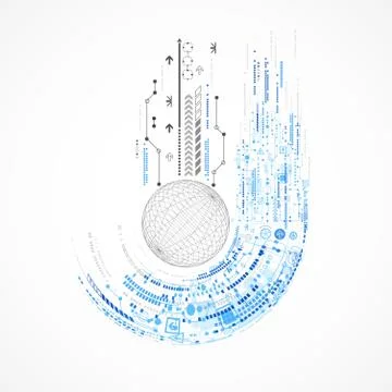 Abstract technology business template background. 스톡 일러스트