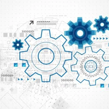 Abstract technology business template background. 스톡 일러스트