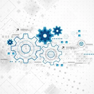 Abstract technology business template background. イラスト素材