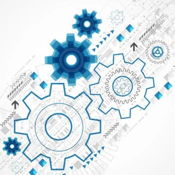 Abstract technology business template background. イラスト素材