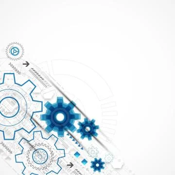Abstract technology business template background. Stockillustratie