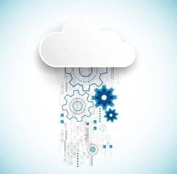 Abstract technology business template background. 스톡 일러스트