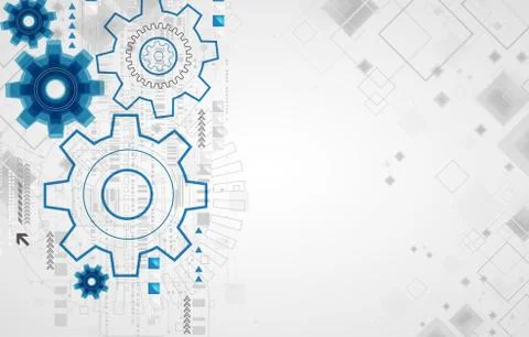 Abstract technology business template background. イラスト素材