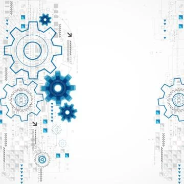 Abstract technology business template background. 스톡 일러스트