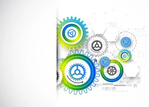 Abstract technology business template background. イラスト素材