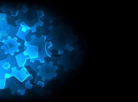 Abstract technology business template background. Stock Illustration
