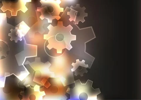 Abstract technology business template background. Stock Illustration