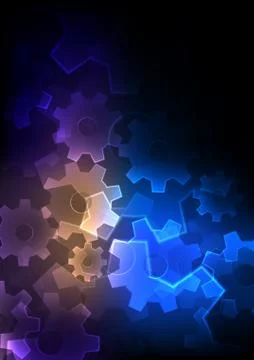 Abstract technology business template background. Stock Illustration