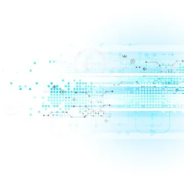 Abstract technology business template background. Stock Illustration