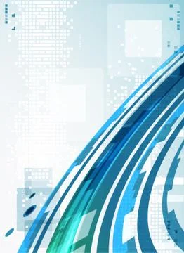 Abstract technology business template background. Stock Illustration