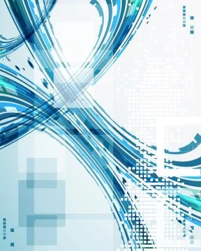 Abstract technology business template background. Stock-Illustration