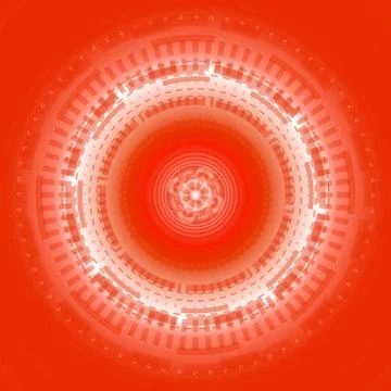 Abstract technology circle background Stock Illustration