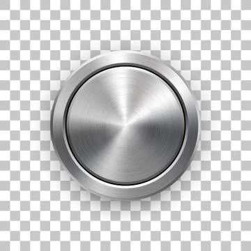 Abstract Technology Circle Geometric Metal Badge Template Stock Illustration