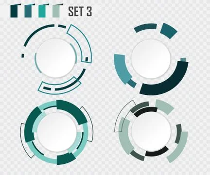 Abstract technology circle grey white and colorful communication design raw m Stock-Illustration