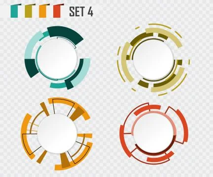 Abstract technology circle grey white and colorful communication design raw m イラスト素材