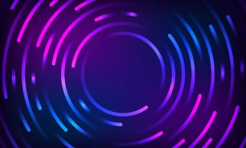 Abstract technology circles background Stock Illustration