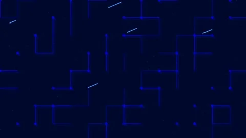 Abstract Technology Circuit Board Animation Background Stock Footage 332548985