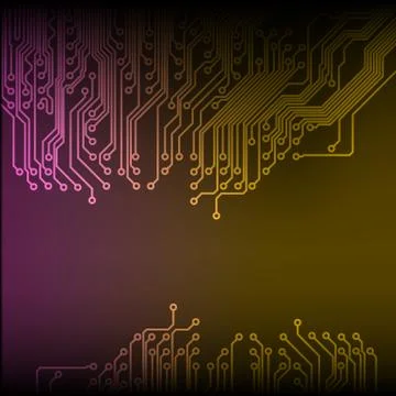 Abstract technology circuit board background Stock Illustration