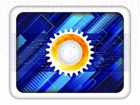 Abstract technology circuit board Stock Illustration