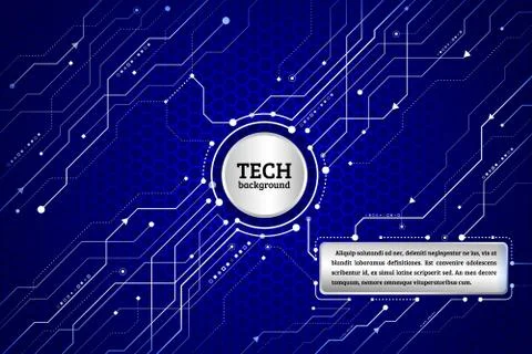 Abstract technology communication concept Stock Illustration