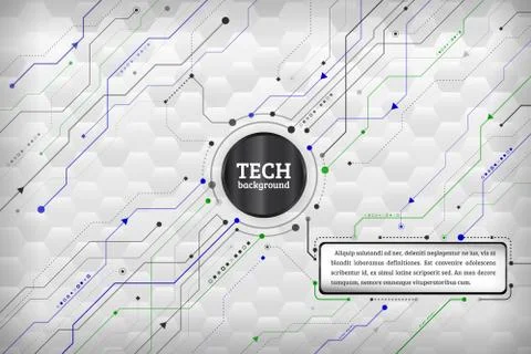 Abstract technology communication concept Stock Illustration