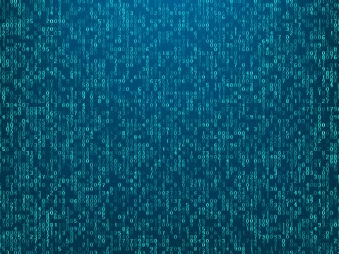 Abstract technology computer code background Stock Illustration