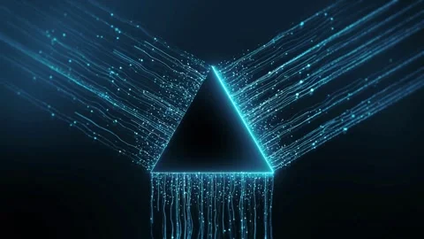 Abstract technology concept 3d rendering animation. cryptocurrency, cyber coin Stock Footage 336443090