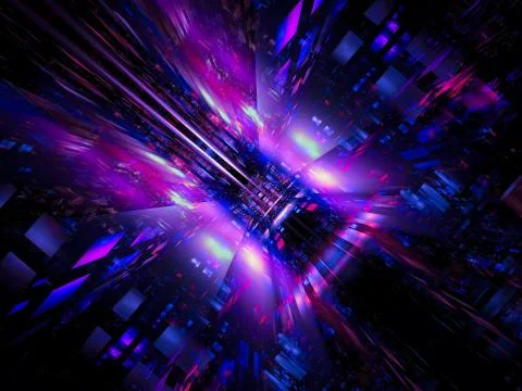 Abstract technology concept background - digitally generated 3d illustration Stock Illustration