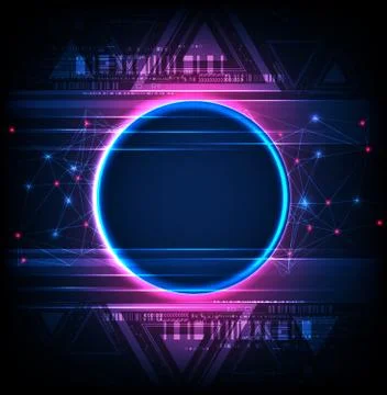 Abstract technology concept  background. Stock Illustration