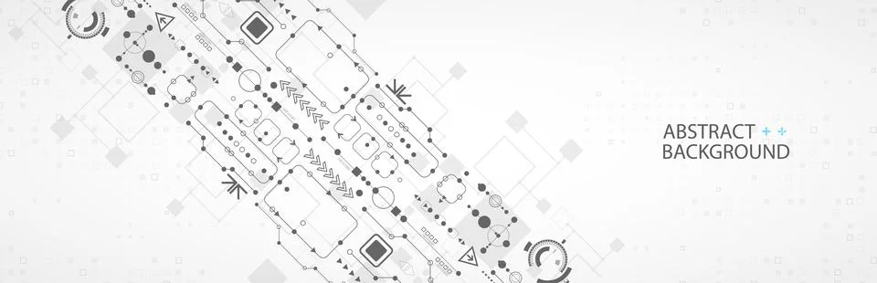 Abstract technology concept. Circuit board, high computer color background. V 스톡 일러스트