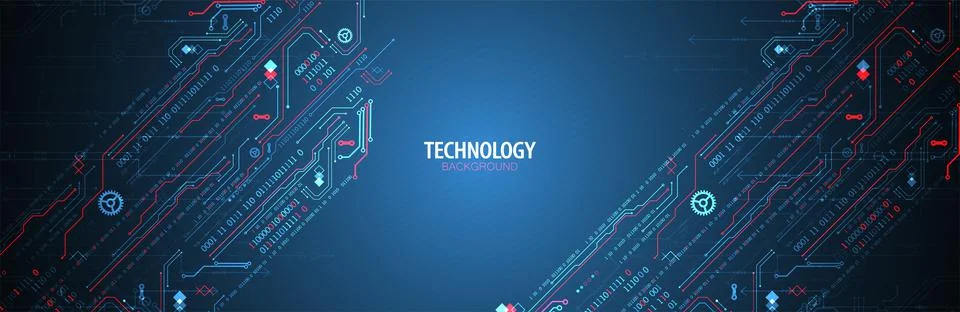 Abstract technology concept. Computer code background. Vector illustration Stock Illustration