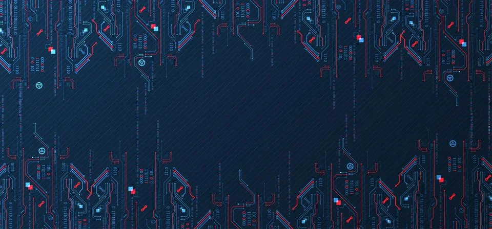 Abstract technology concept. Computer code background. Vector illustration Stock Illustration