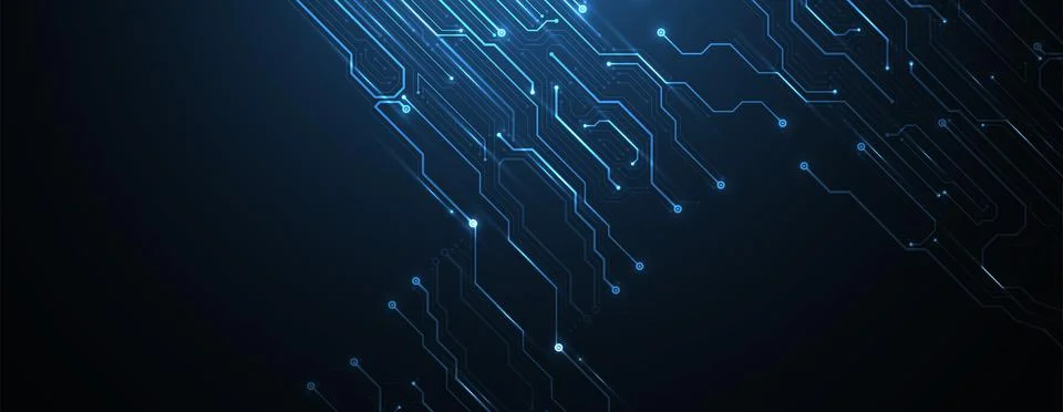 Abstract technology concept. High computer color background. Vector illustrat Stock Illustration